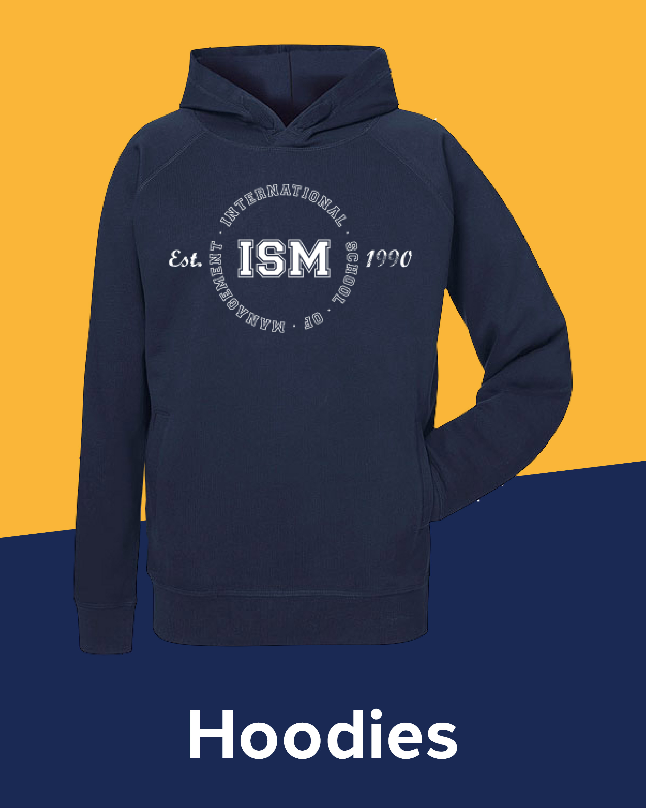 Hoodies with logo ISM Dortmund